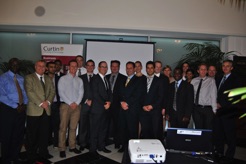With Curtin MBA students 2012